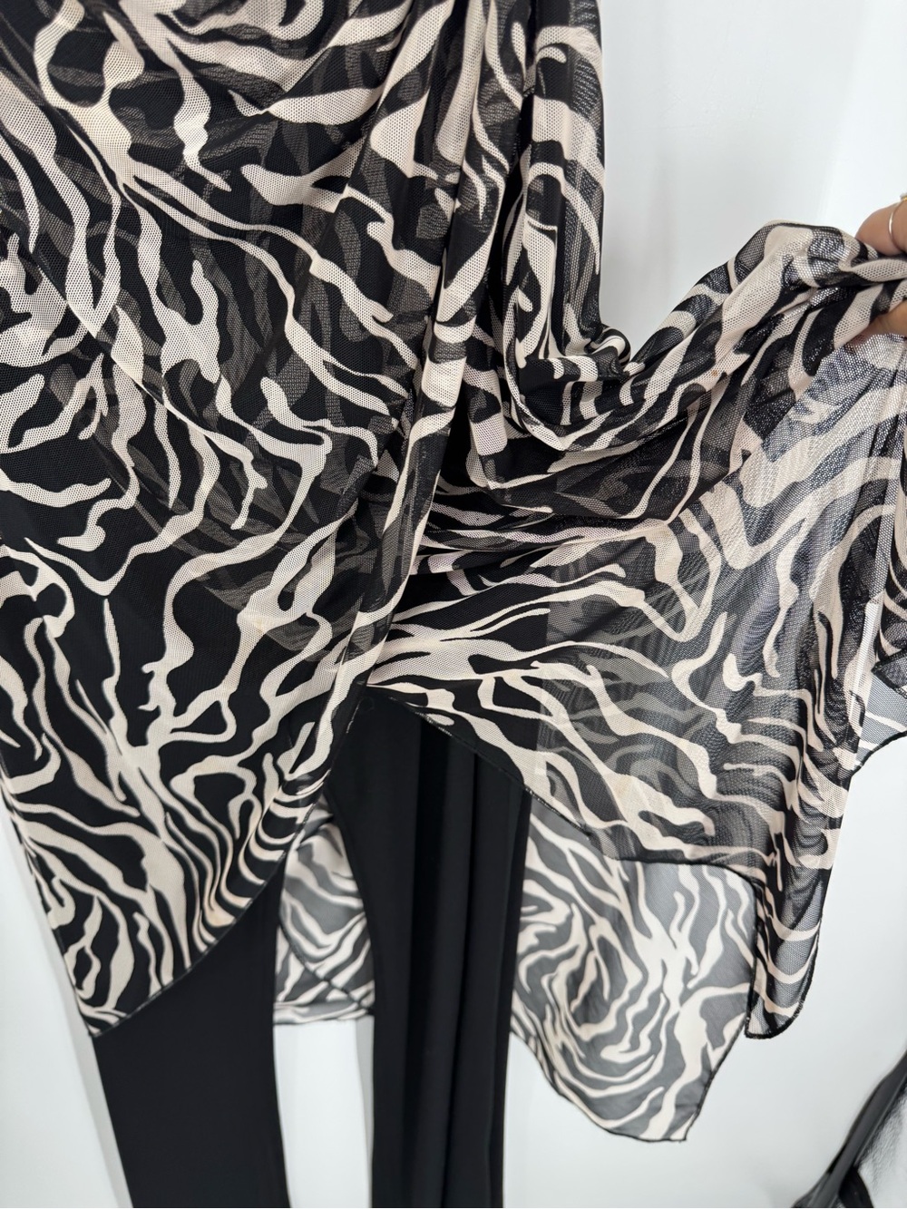 Janine London Paris New York vintage Strapless Animal Print Jumpsuit Size M - Picture 5 of 11
